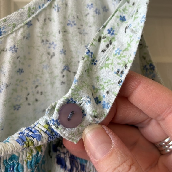 Boho Patchwork Sunrise Tank with Pockets - Picture 9 of 9